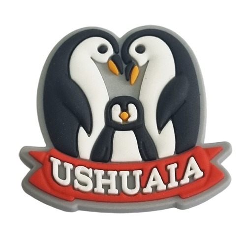 Botton Ushuaia Família Pinguim (cinza)