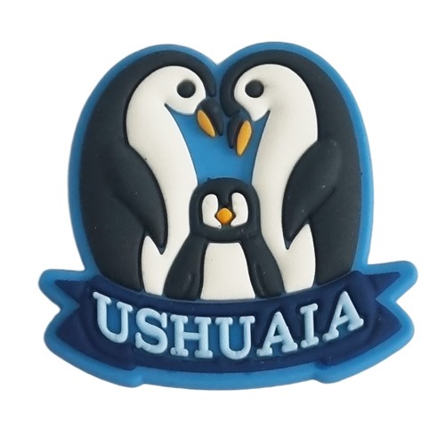 Botton Ushuaia Família Pinguim (azul claro)