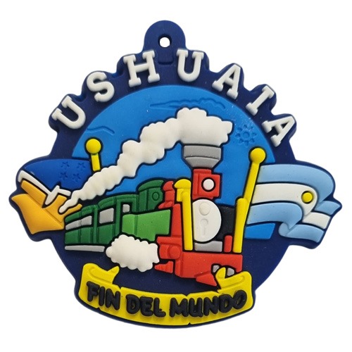 Chaveiro Ushuaia Trem Bandeira Fin