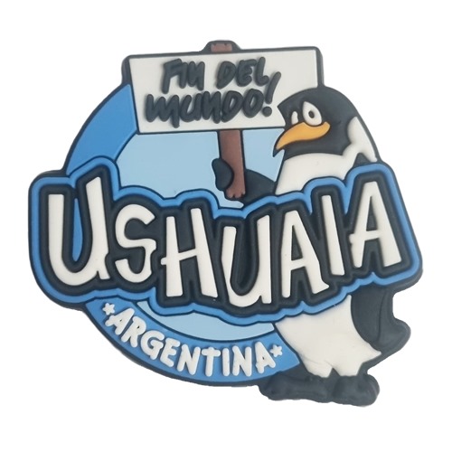 Ímã Ushuaia Pinguim Plaquinha