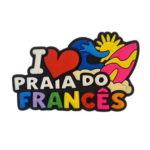 Ímã Eu Amo Praia do Francês