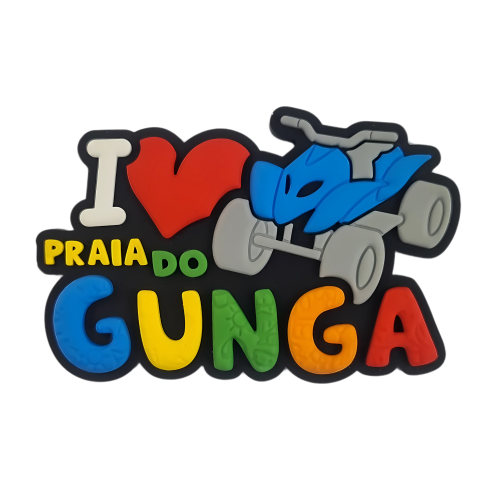 Ímã Eu Amo Praia do Gunga