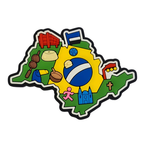 Ímã Mapa São Paulo
