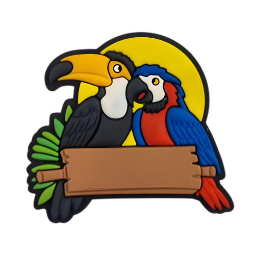 Ímã Tucano e Arara Pantanal