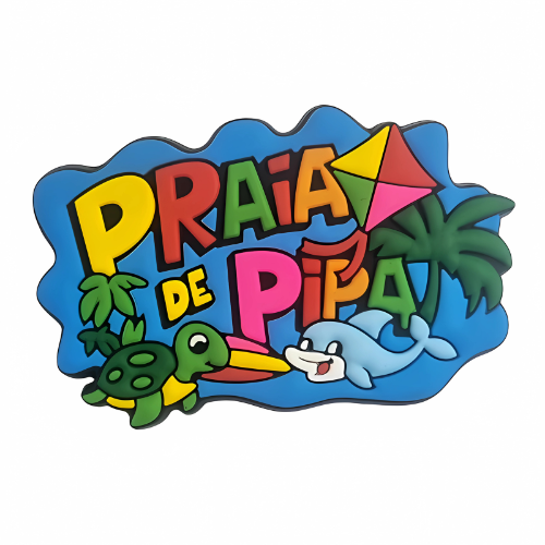 Ímã Praia de Pipa - Tartaruga